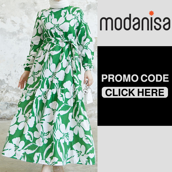 Green Benguen Dress from modanisa with Modanisa coupon code