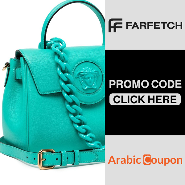 Versace La Medusa tote with 50% off from Farfetch