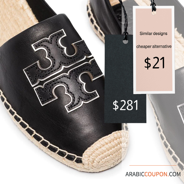 Tory Burch Ines flat leather espadrilles - The cheapest Alternative
