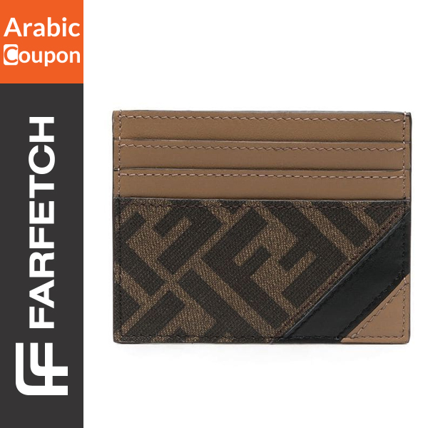 Fendi card holder at the best price with Farfetch promo code
