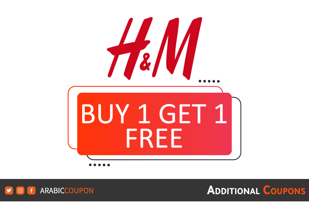 Shop more with H&M offer BUY 1 GET 1 FREE in Egypt