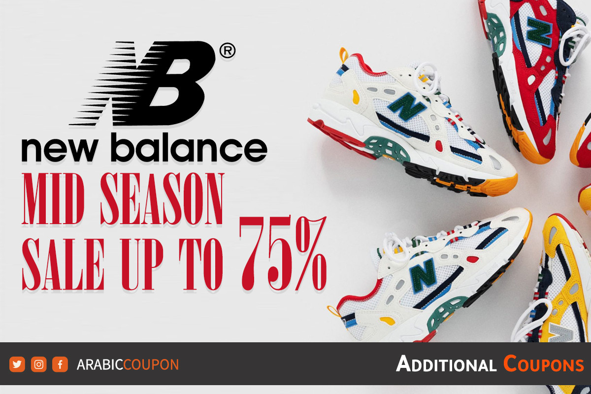 Shop online with 75 off New Balance discounts with an additional promo