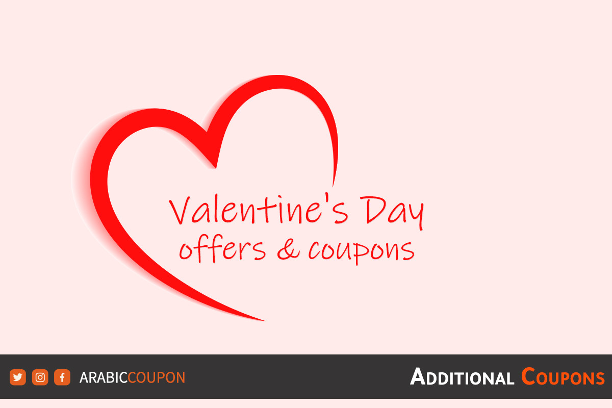 Shopping website Sale with Valentine's promo codes